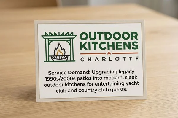 Lake Norman outdoor kitchen project 5