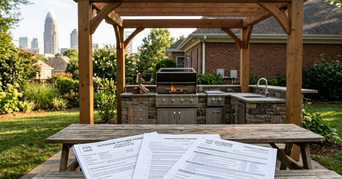 Do You Need a Permit to Build an Outdoor Kitchen on Lake Norman?