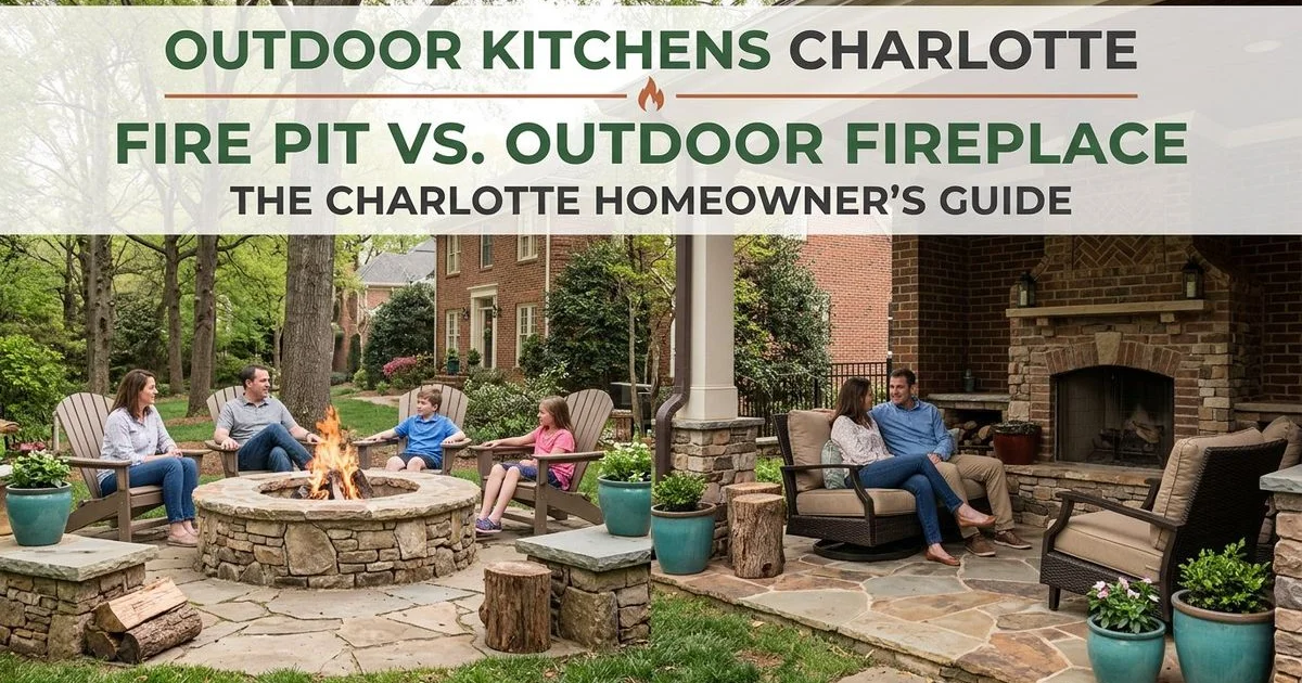 Fire Pit vs Outdoor Fireplace: Which Is Right for Your Lake Norman Backyard?