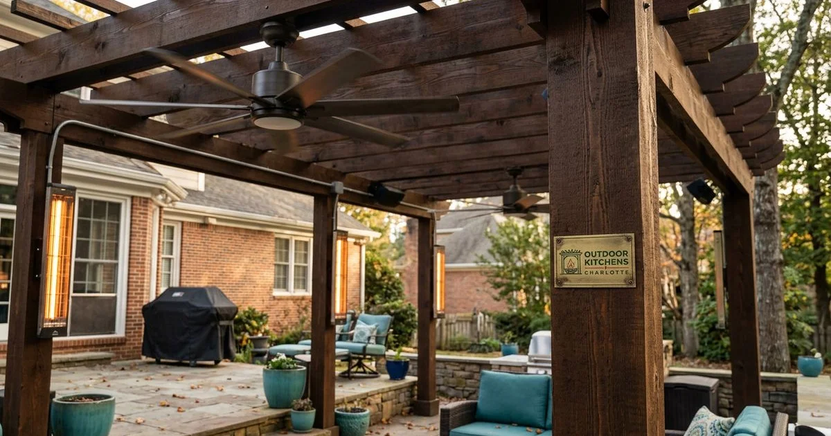 Outdoor Kitchen Ceiling Fans and Heaters for Lake Norman: Comfort in Every Season