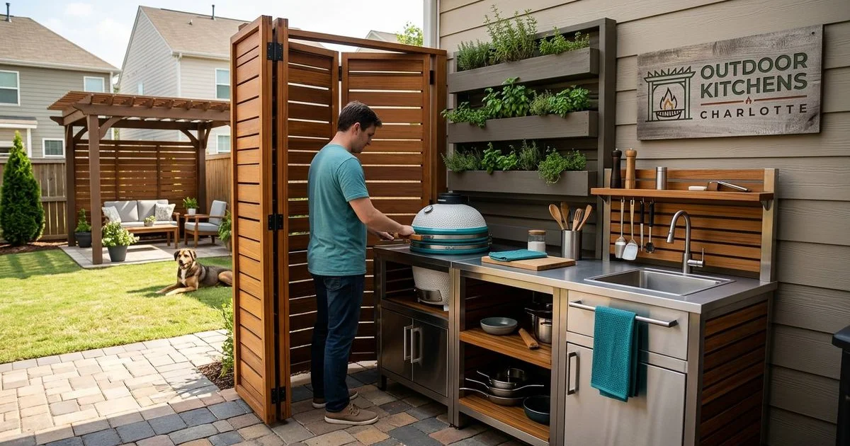 7 Small Outdoor Kitchen Ideas That Maximize Your Lake Norman Patio