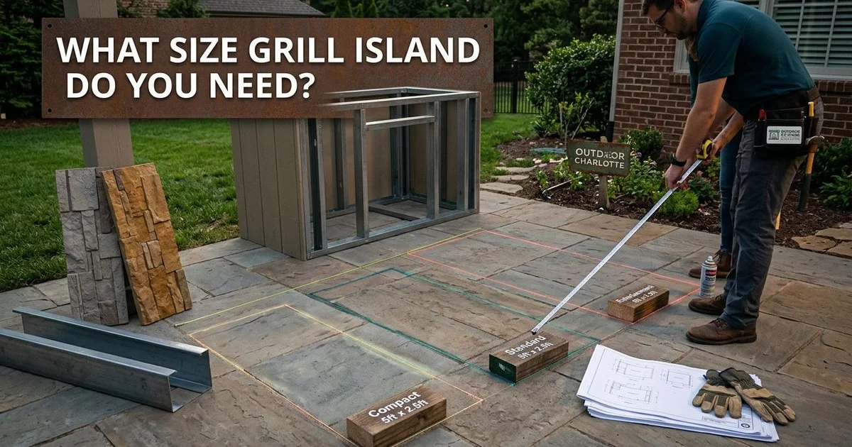 What Size Grill Island Do You Need on Lake Norman? A Complete Sizing Guide