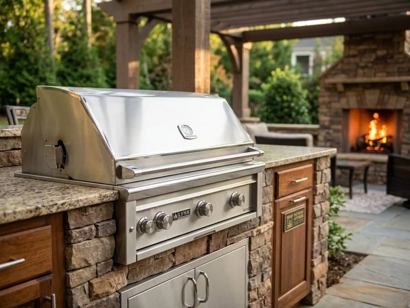 Luxury Outdoor Kitchens Lake Norman project example 1