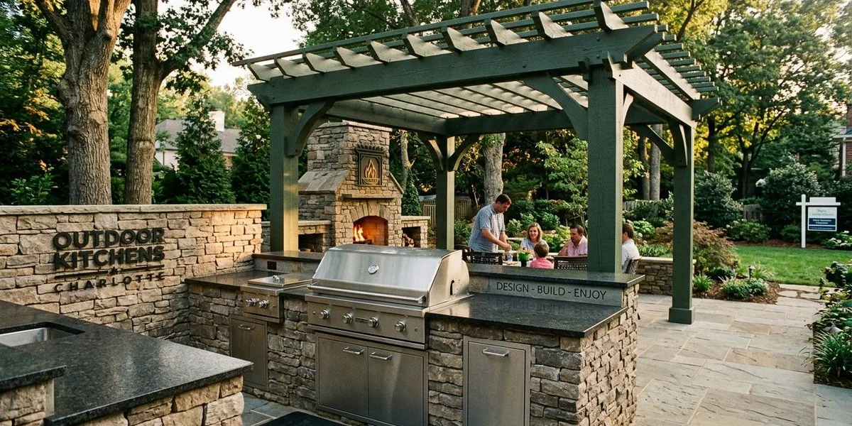 Built-In Grill Islands Lake Norman