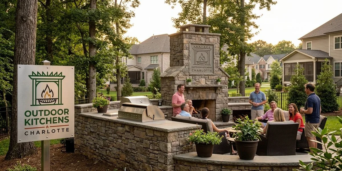 Outdoor Fireplaces & Fire Pits Lake Norman - Year-Round Lakefront Comfort