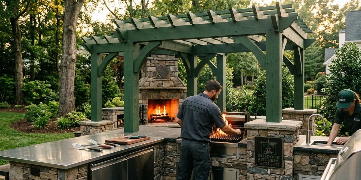 Outdoor Kitchen Installation Lake Norman